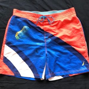 XL Nautical Men’s Swim Trunks